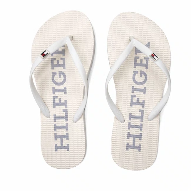 Chinelo Tommy Hilfiger Strap Beach Feminino Bege