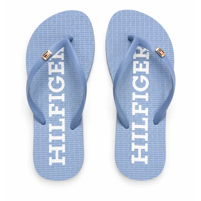 Chinelo Tommy Hilfiger Strap Beach Feminino Azul