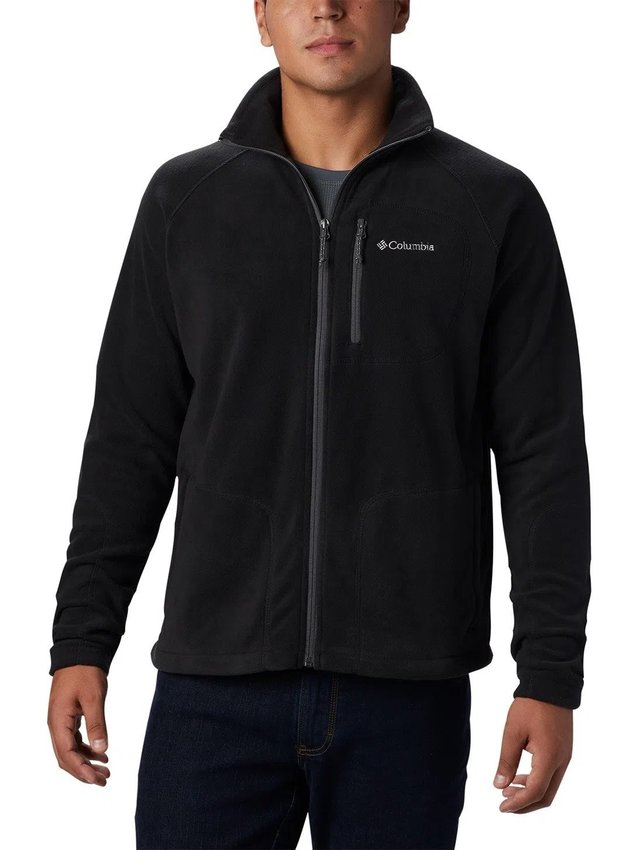 Jaqueta Columbia Masculina Fast Trek II Full Zip Fleece Preto