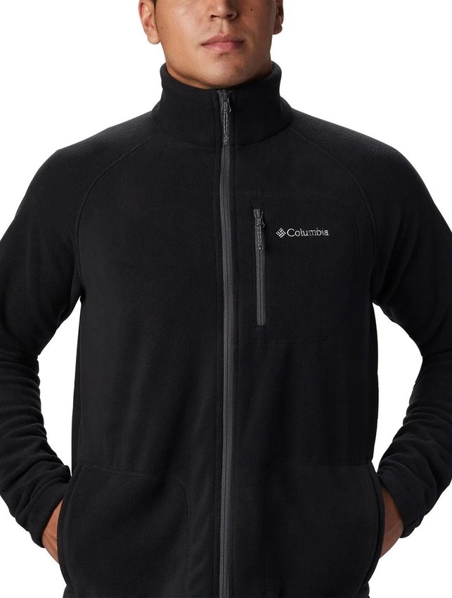 Jaqueta Columbia Masculina Fast Trek II Full Zip Fleece Preto
