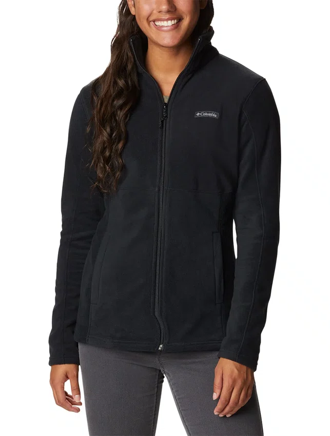 Jaqueta Fleece Columbia Feminina Basin Trail III Preta