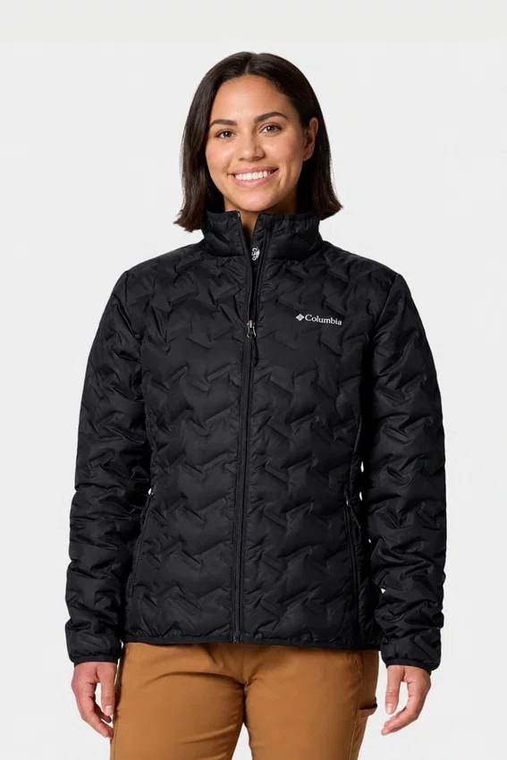 Jaqueta Columbia Delta Ridge II Down Feminina Preto