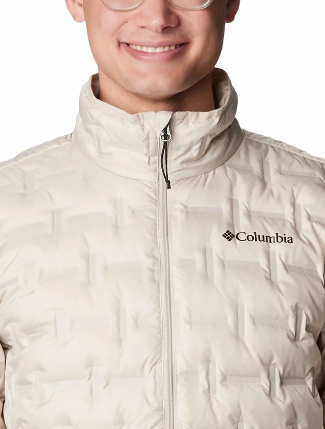 Jaqueta Columbia Down Delta Ridge Sem Capuz Marfim Masculino