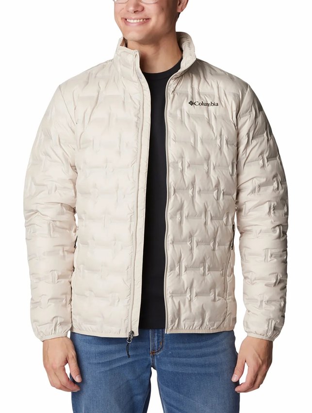 Jaqueta Columbia Down Delta Ridge Sem Capuz Marfim Masculino