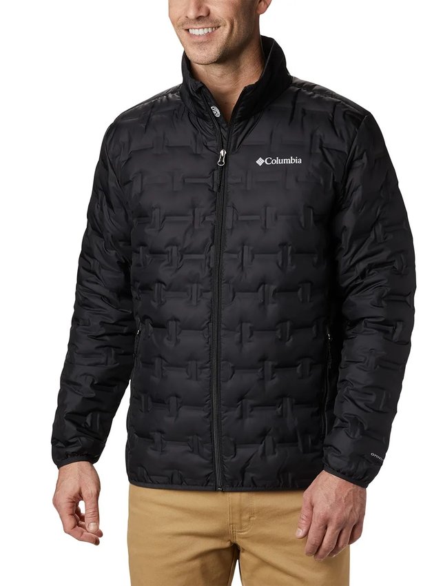 Jaqueta Columbia Down Delta Ridge Sem Capuz Preto Masculino