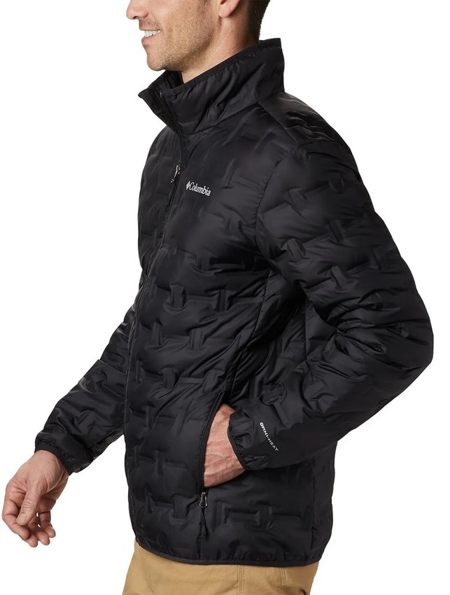 Jaqueta Columbia Down Delta Ridge Sem Capuz Preto Masculino