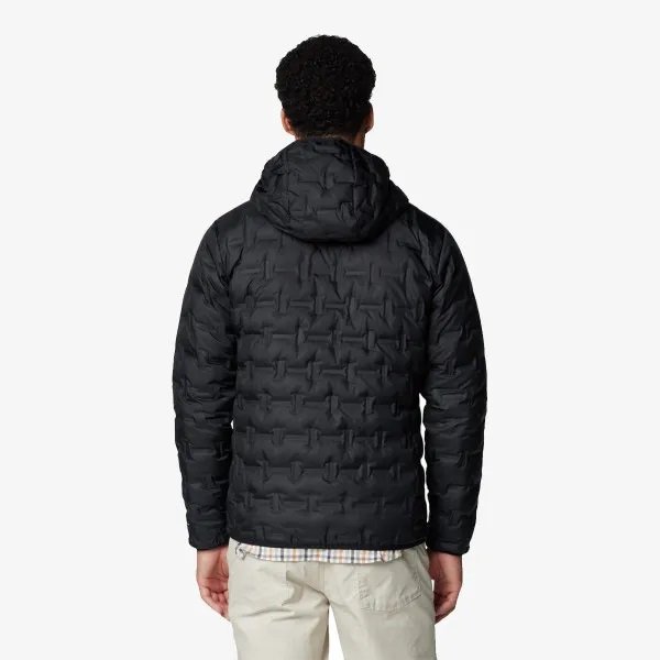 Jaqueta Columbia Down Delta Ridge com Capuz Preto Masculino
