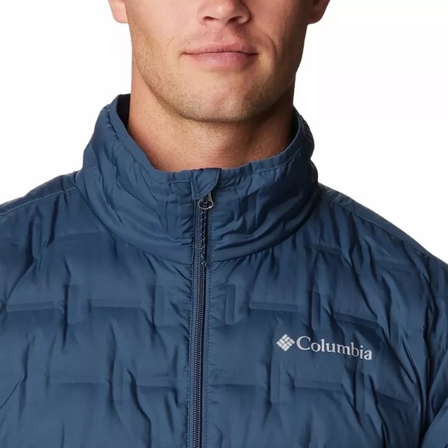 Jaqueta Columbia Down Delta Ridge Sem Capuz Azul Masculino