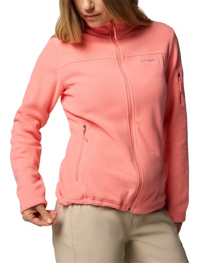 Jaqueta Fleece Columbia Feminina Fast Trek II Coral