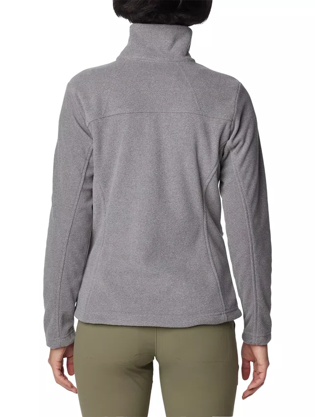Jaqueta Fleece Columbia Feminina Fast Trek II Cinza Claro
