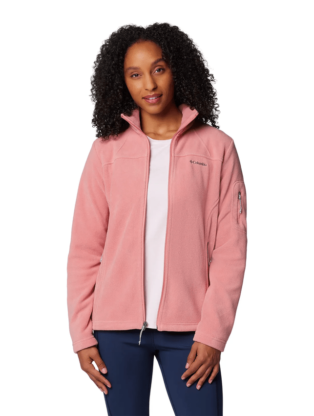 Jaqueta Fleece Columbia Feminina Fast Trek II Rosa