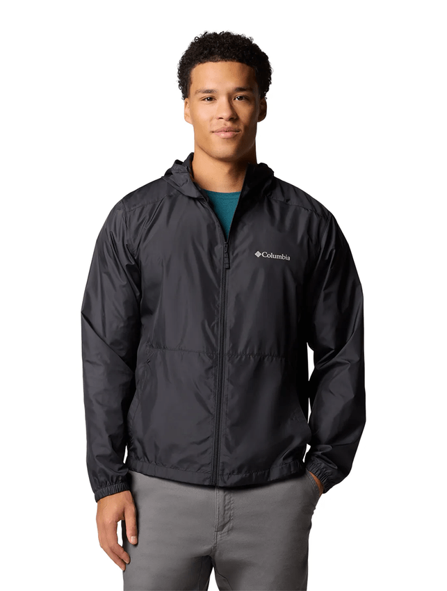 Jaqueta Columbia Masculina Flashback II Windbreaker Preta