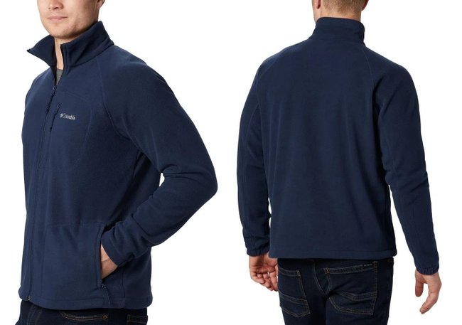 Jaqueta Columbia Fleece Fast Trek II Masculina Azul