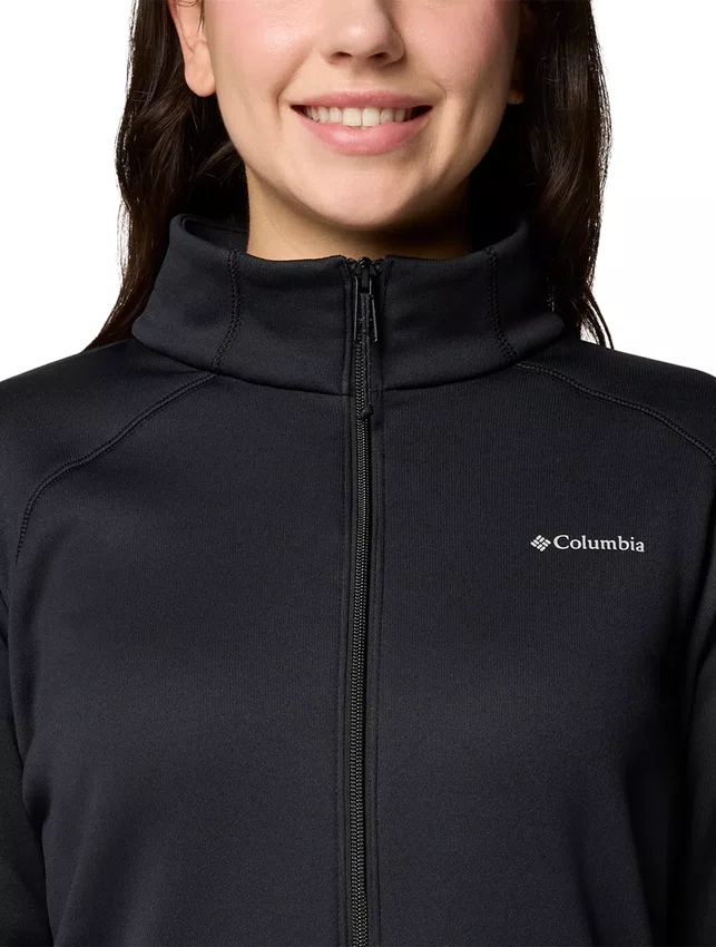 Jaqueta Fleece Columbia Feminina Hike Tech Preta