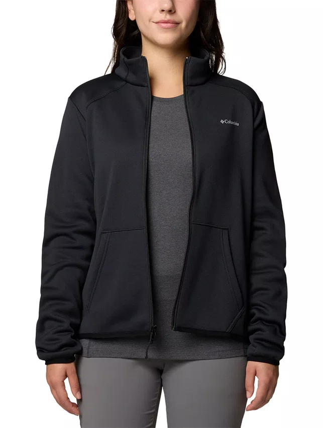 Jaqueta Fleece Columbia Feminina Hike Tech Preta
