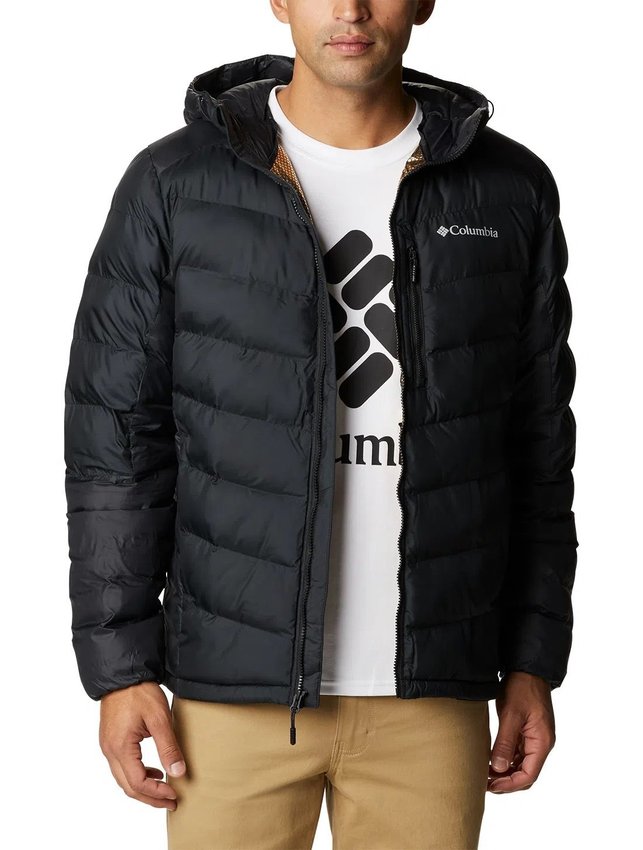 Jaqueta Columbia Labyrinth Hooded Masculina Preto