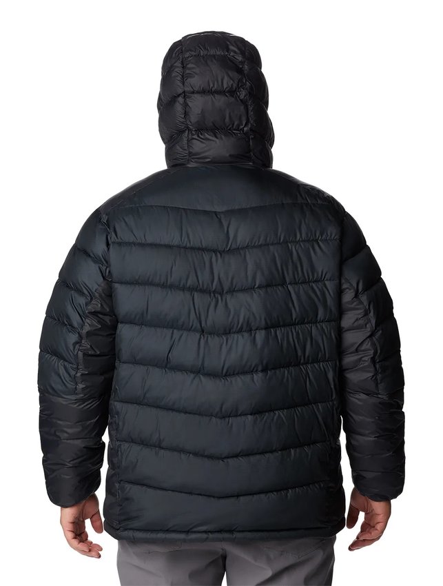 Jaqueta Columbia Masculina Labyrinth Loop com Capuz Plus Size Preta