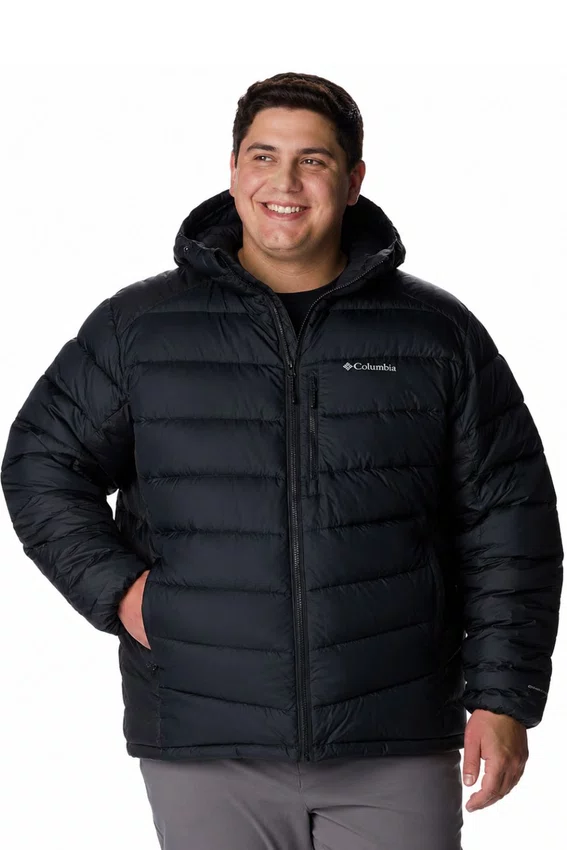 Jaqueta Columbia Masculina Labyrinth Loop com Capuz Plus Size Preta