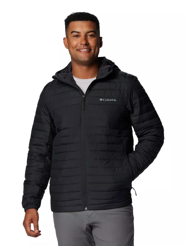 Jaqueta Columbia Masculina Silver Falls II com Capuz Preta