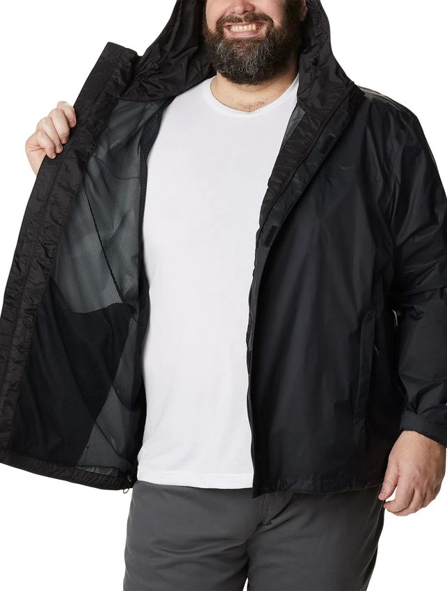 Jaqueta Columbia Masculina Watertight II Plus Size Preto