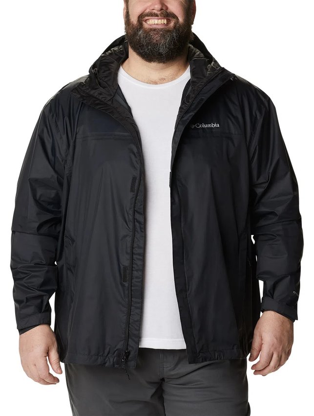 Jaqueta Columbia Masculina Watertight II Plus Size Preto
