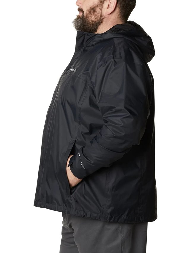 Jaqueta Columbia Masculina Watertight II Plus Size Preto