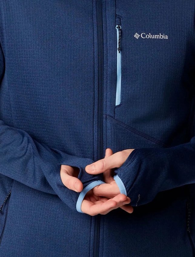 Jaqueta Columbia Park View Fleece Masculino Azul