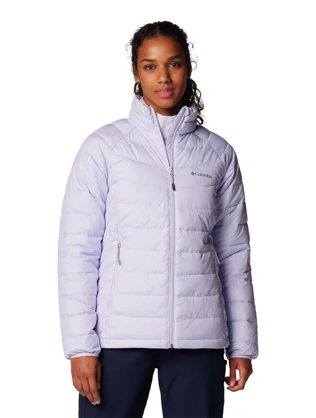 Jaqueta Columbia Feminina Powder Lite II Snowdrift Lilás