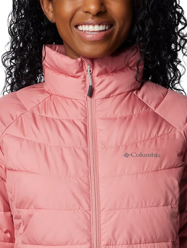 Jaqueta Columbia Feminina Powder Lite II Rosa Chiclete