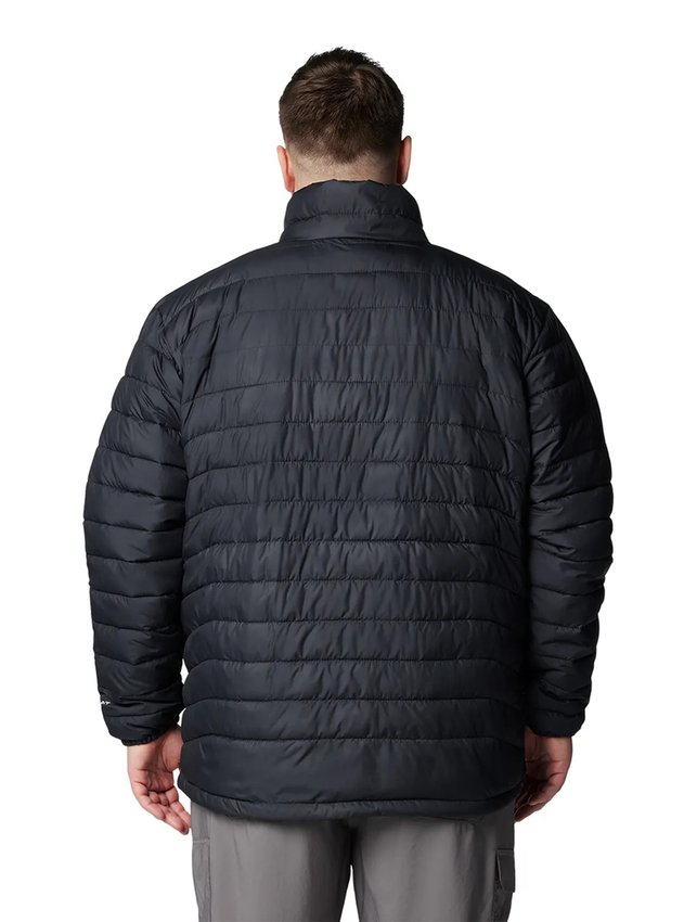 Jaqueta Columbia Masculina Powder Lite II Plus Size Preta