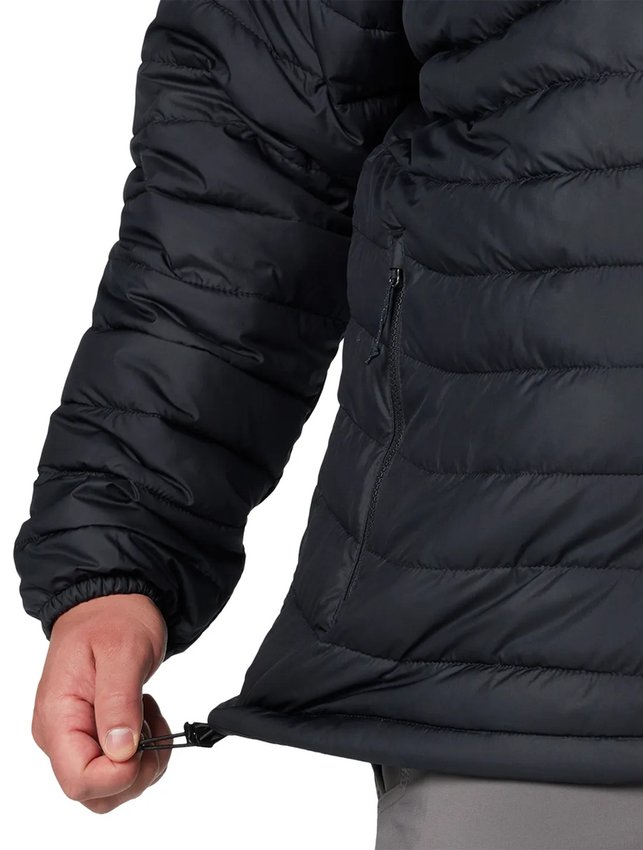 Jaqueta Columbia Masculina Powder Lite II Plus Size Preta