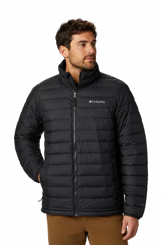 Jaqueta Columbia Powder Lite Preta Masculina