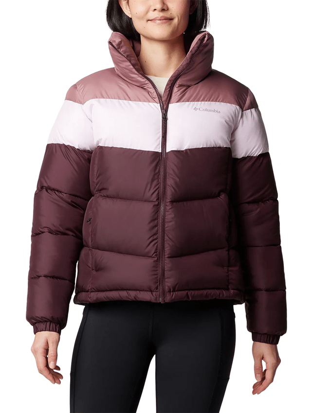 Jaqueta Columbia Feminina Puffect II Colorblock Violeta