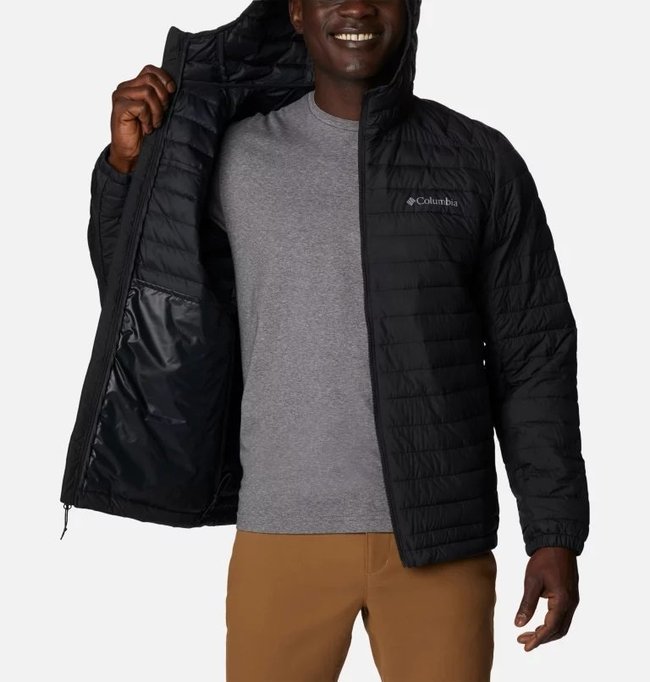 Jaqueta Columbia Silver Falls Hooded Masculino Preto