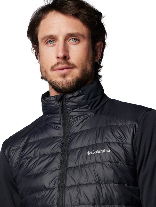 Jaqueta Columbia Tech Hybrid Softshell Preto Masculino