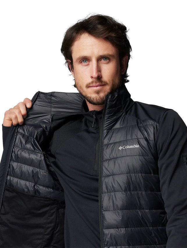 Jaqueta Columbia Tech Hybrid Softshell Preto Masculino