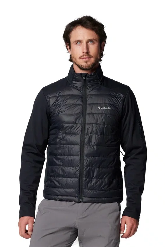 Jaqueta Columbia Tech Hybrid Softshell Preto Masculino