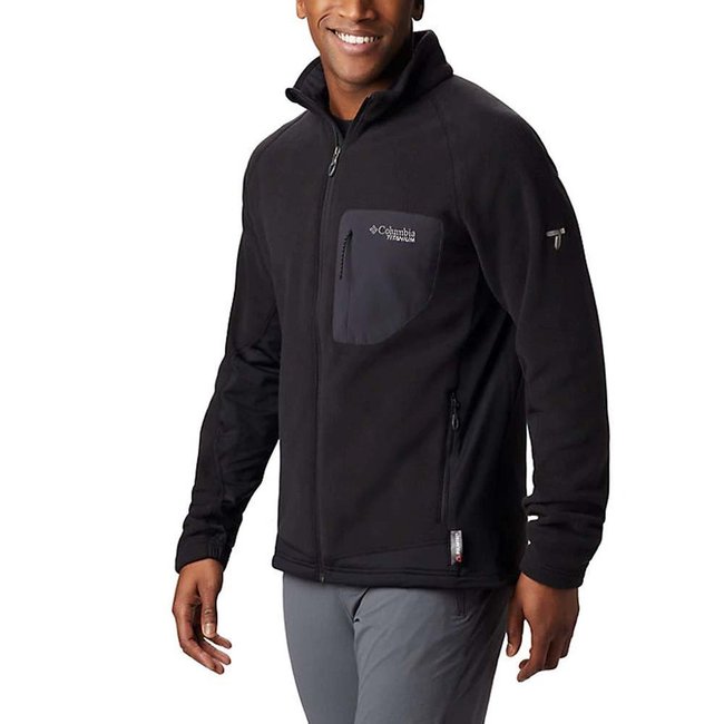 Jaqueta Columbia Titan Pass 2.0 Fleece Masculino Preto