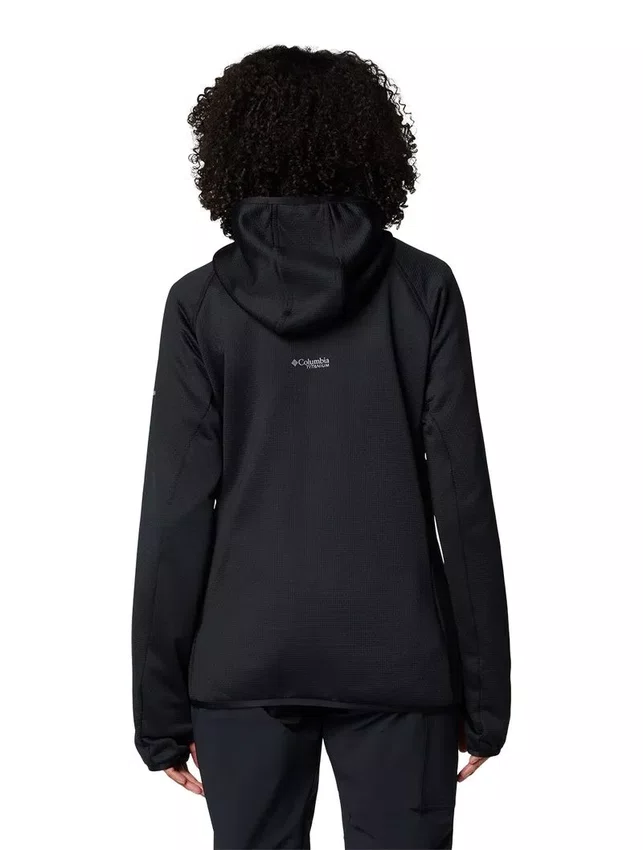 Jaqueta Columbia Feminina Triple Canyon Grid Preta com Capuz