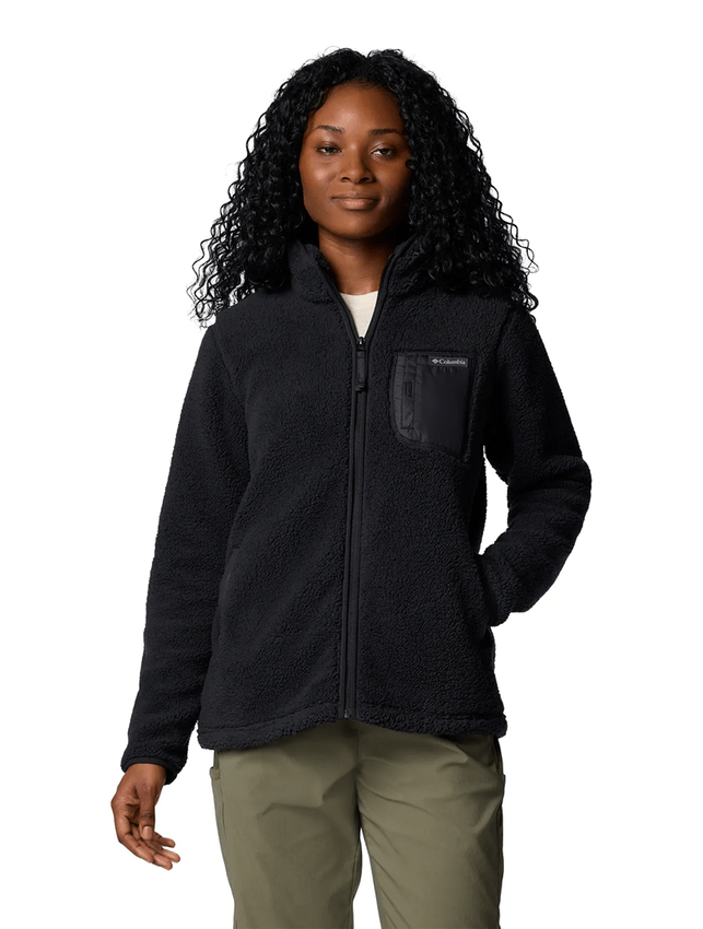 Jaqueta Fleece Columbia Feminina West Bend Preta Jaqueta Fleece Columbia Feminina West Bend Preta