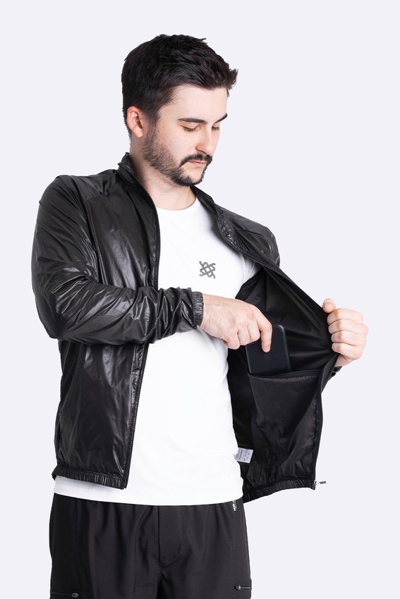 Jaqueta Corta Vento HUPI All Black