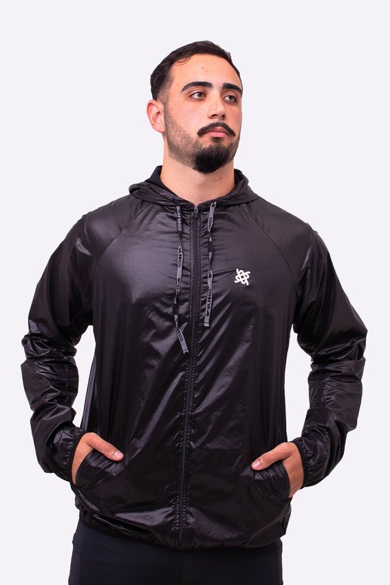 Jaqueta Corta Vento HUPI Masculina Preto