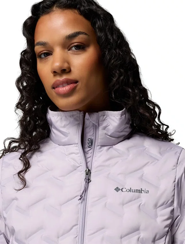 Jaqueta Down Columbia Feminina Delta Ridge II Lilás