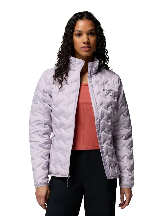 Jaqueta Down Columbia Feminina Delta Ridge II Lilás