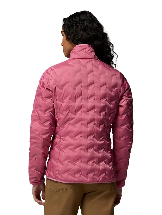 Jaqueta Down Columbia Feminina Delta Ridge II Rosa