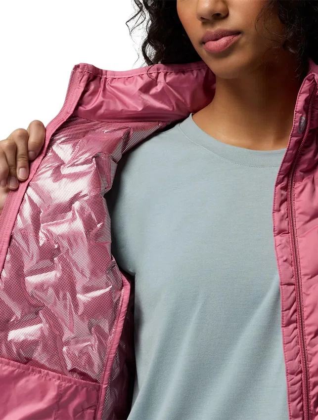 Jaqueta Down Columbia Feminina Delta Ridge II Rosa
