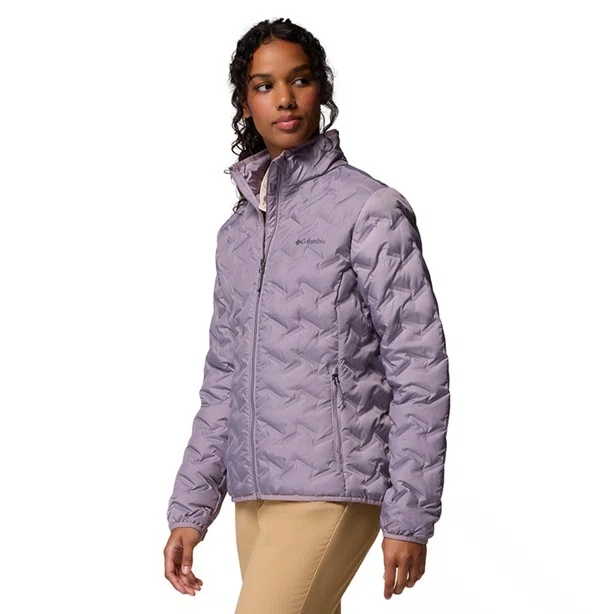 Jaqueta Down Columbia Delta Ridge II Feminina Roxa
