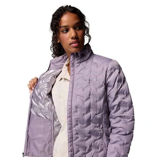 Jaqueta Down Columbia Delta Ridge II Feminina Roxa