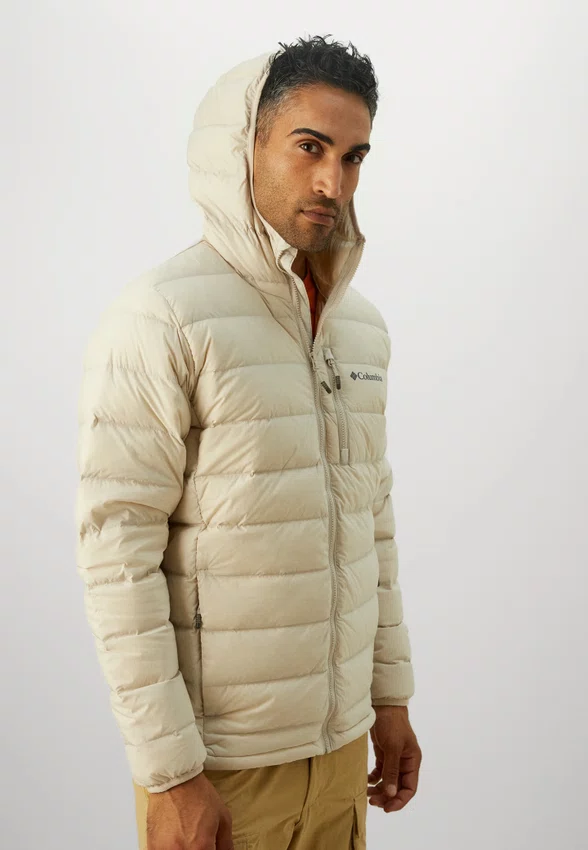 Jaqueta Columbia Drift Peak Hooded Masculina Bege