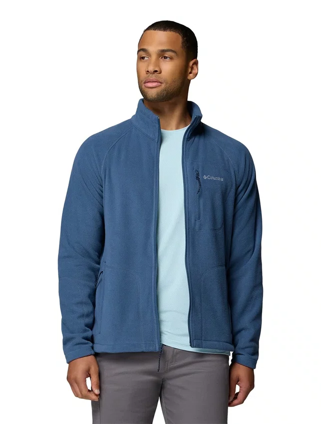 Jaqueta Fleece Columbia Fast Trek II Masculina Azul Claro